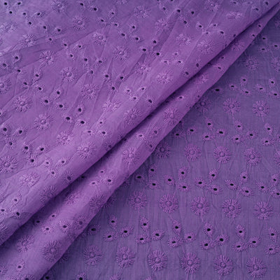 Floral Embroidered Cotton Hakoba Fabric 21