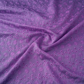 Floral Embroidered Cotton Hakoba Fabric 21