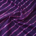 Purple - Leheriya Tie-Dye Mothra Cotton Fabric 07