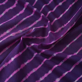 Purple - Leheriya Tie-Dye Mothra Cotton Fabric 07