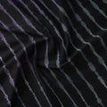 Black - Leheriya Tie-Dye Cotton Fabric 08
