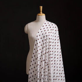 Sanganeri Hand Block Print Pure Cotton Floral Hakoba Fabric 03
