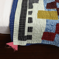 Multicolor - Tagai Patchwork Quilt / Blanket (90 X 63 in) 03