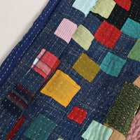 Multicolor - Tagai Patchwork Quilt / Blanket (90 X 63 in) 02