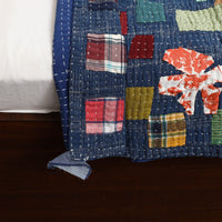 Multicolor - Tagai Patchwork Quilt / Blanket (90 X 63 in) 02