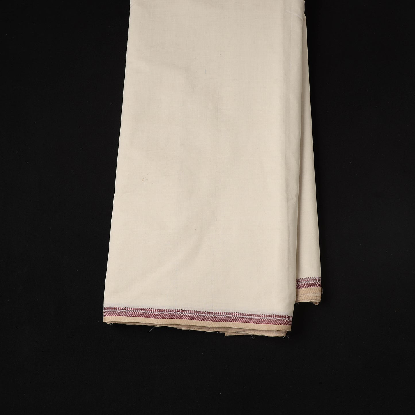 Handloom Mangalagiri Cotton Fabric with Thread Border 06