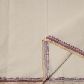 Handloom Mangalagiri Cotton Fabric with Thread Border 06