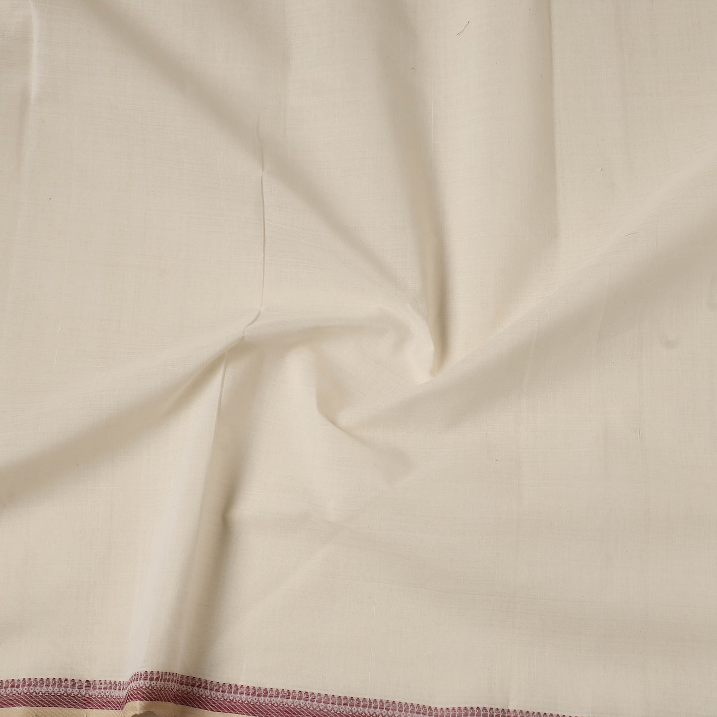 Handloom Mangalagiri Cotton Fabric with Thread Border 06