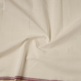Handloom Mangalagiri Cotton Fabric with Thread Border 06