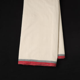 Handloom Mangalagiri Cotton Fabric with Thread Border 07