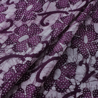 Purple - Pure Cotton Batik Print Fabric 11