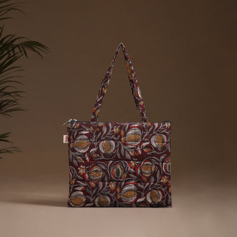 Maroon - Handcrafted Quilted Handbag 02
