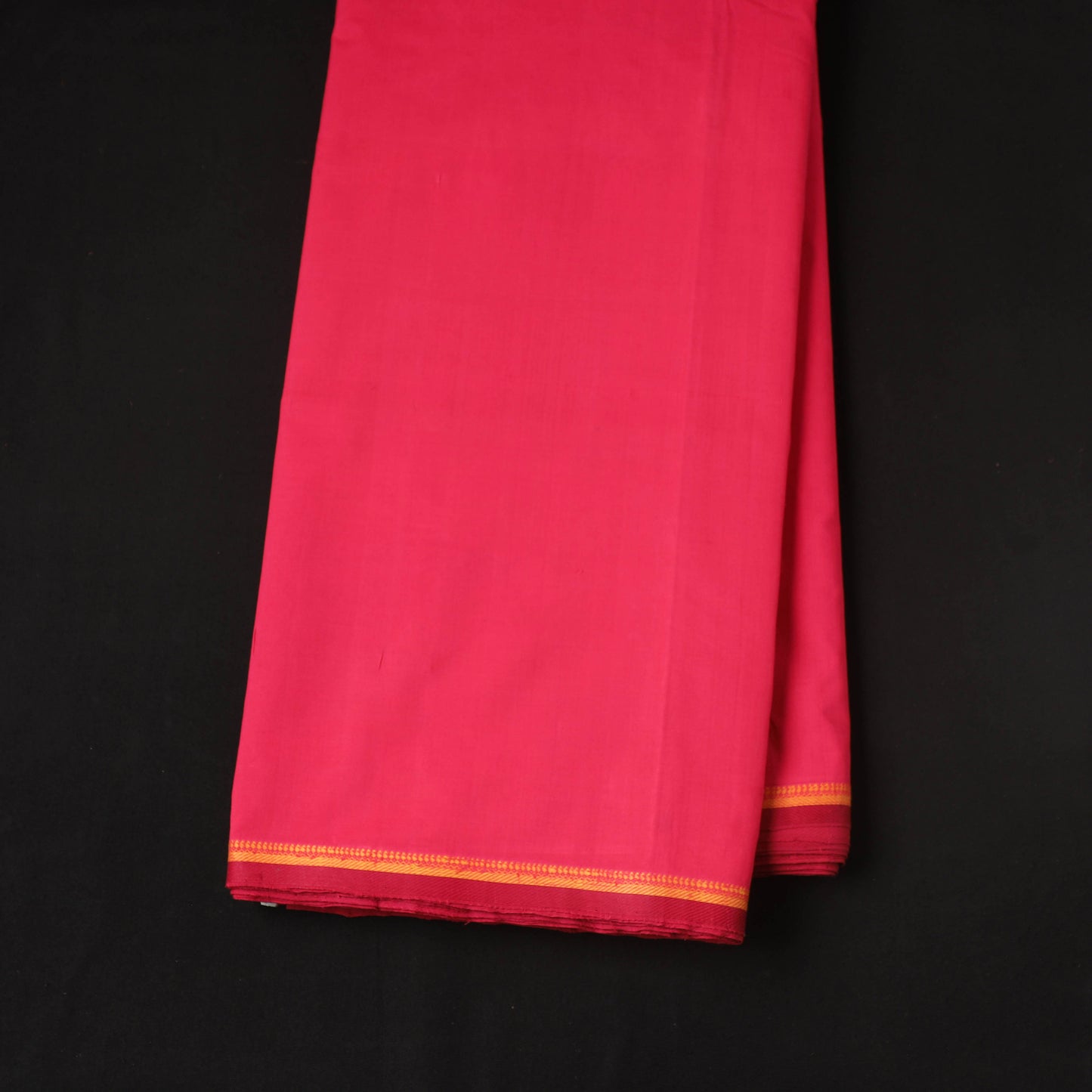 Handloom Mangalagiri Cotton Fabric with Thread Border 09