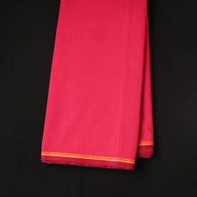 Handloom Mangalagiri Cotton Fabric with Thread Border 09