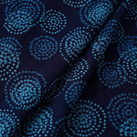 Blue - Pure Cotton Batik Print Fabric 15