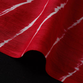 Red - Leheriya Tie-Dye Mul Cotton Fabric 14