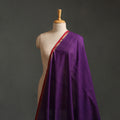 Purple - Handloom Mangalagiri Cotton Fabric with Zari Border 05