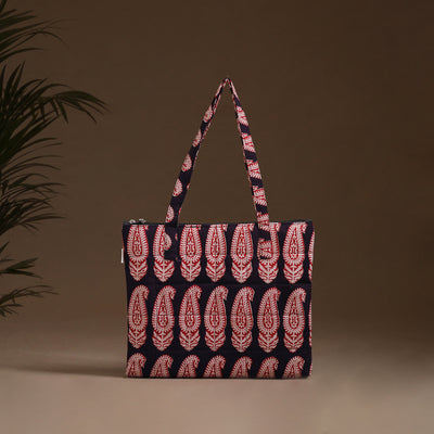 Handcrafted Quilted Handbag 14