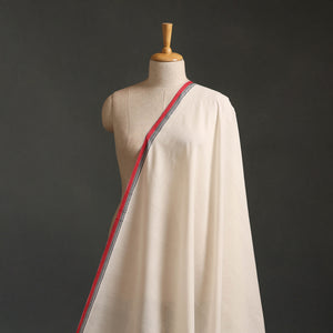 Handloom Mangalagiri Cotton Fabric with Thread Border 07