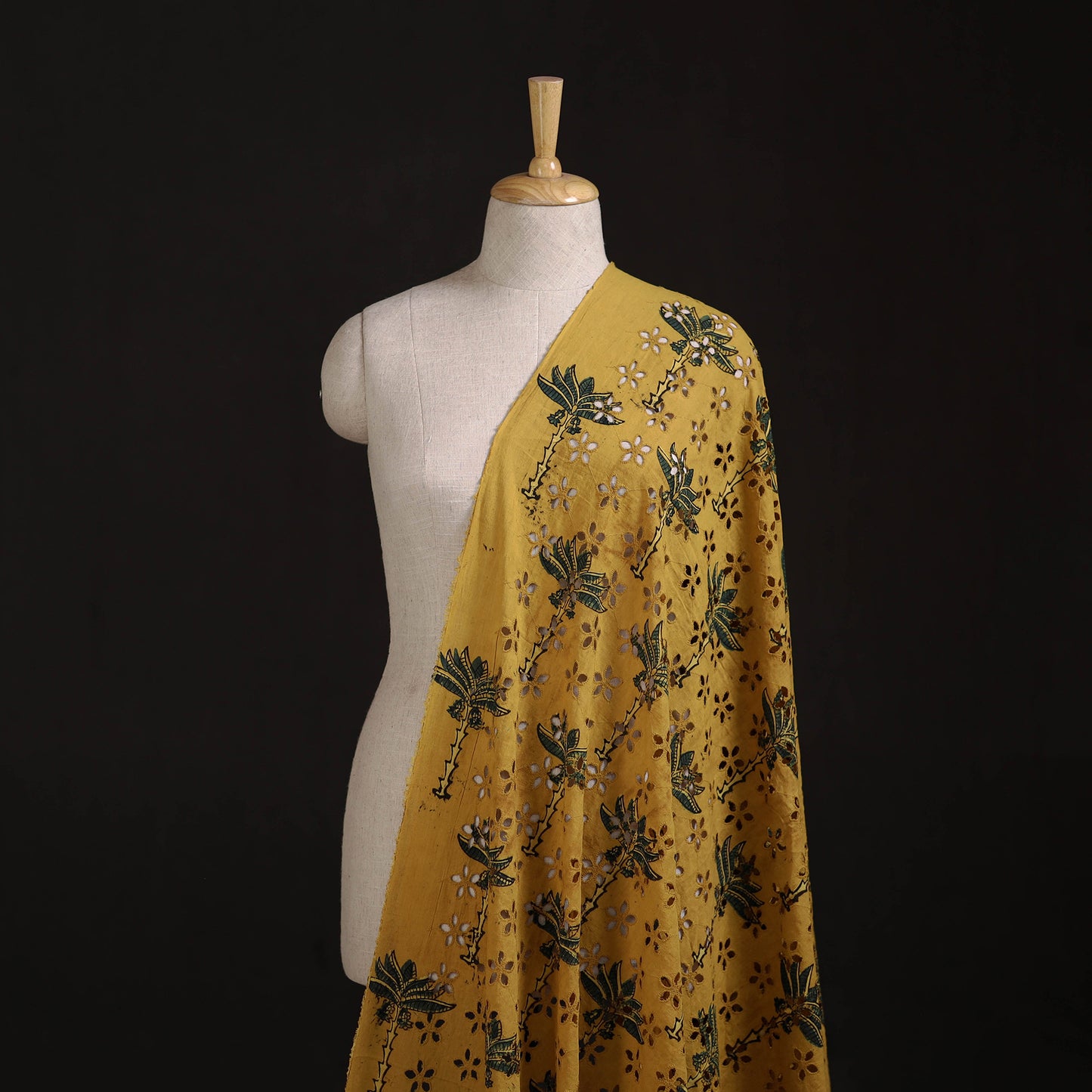 Ajrakh Hand Block Print Natural Dyed Cotton Hakoba Fabric 20
