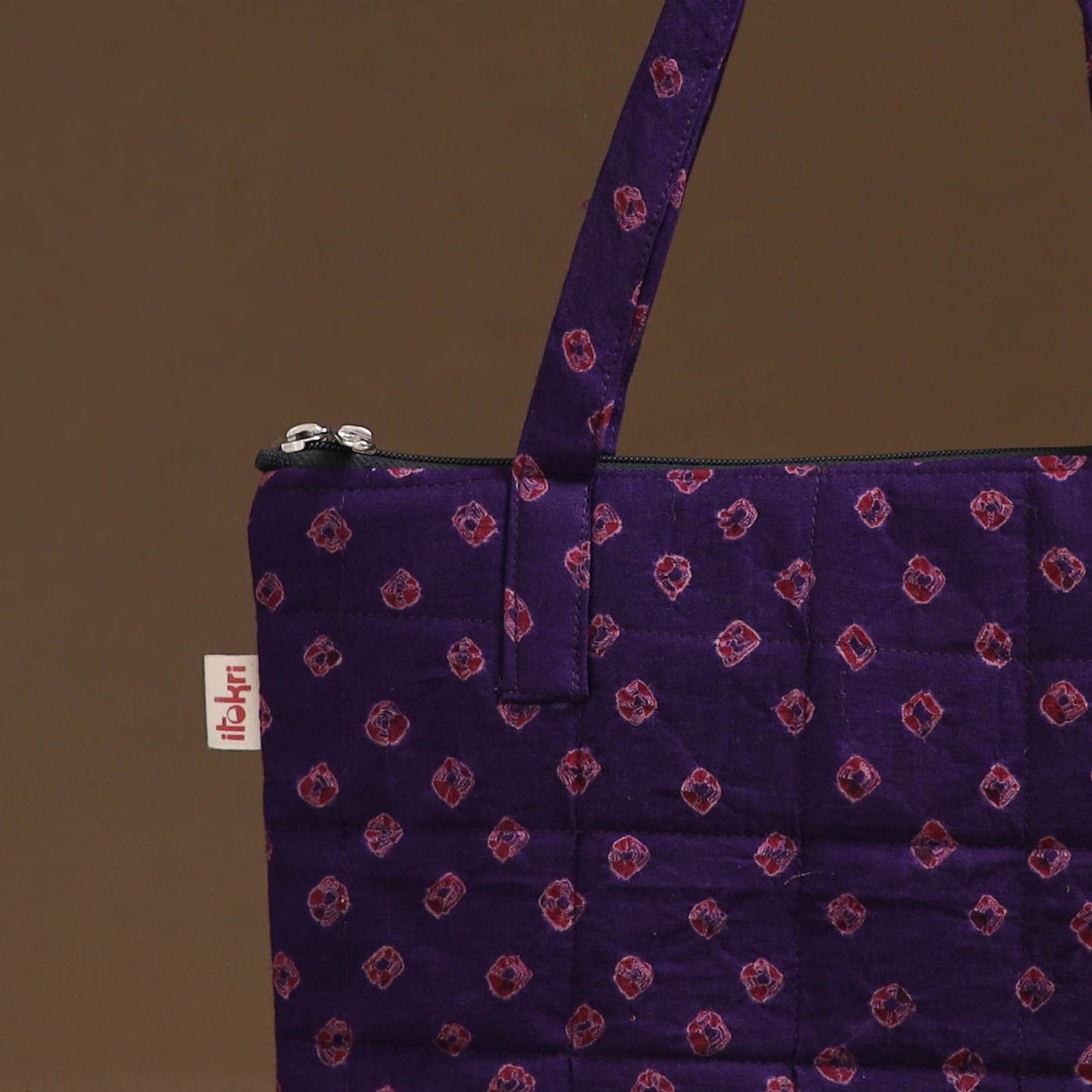 Handcrafted Quilted Handbag 16