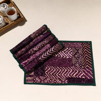 Kutch Tagai Embroidered Mashru Silk Table Mats (SO6) 10