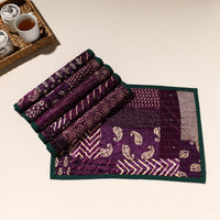 Kutch Tagai Embroidered Mashru Silk Table Mats (SO6) 11