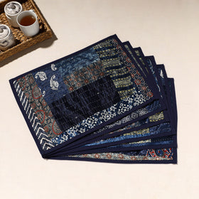  Blue Tagai Embroidery Table Mats