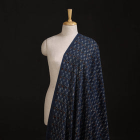 Ajrakh Hand Block Print Natural Dyed Cotton Hakoba Fabric 12