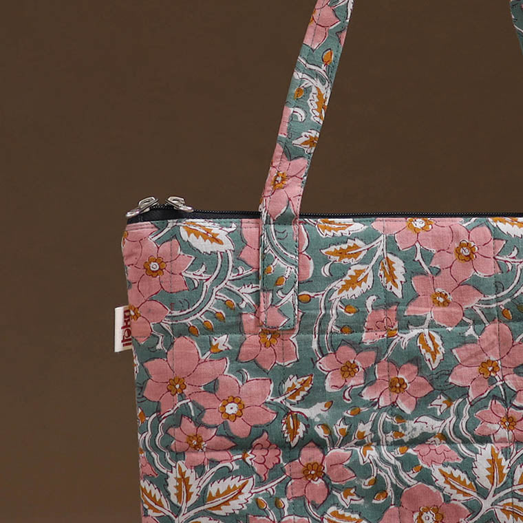 Handcrafted Quilted Handbag 22