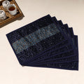  Blue Tagai Embroidery Table Mats
