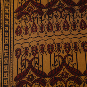 Yellow - Bagh Hand Block Print Natural Dyed Cotton Fabric 07