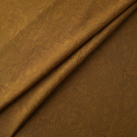 Yellow - Bagh Hand Block Print Natural Dyed Cotton Fabric 08
