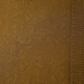 Yellow - Bagh Hand Block Print Natural Dyed Cotton Fabric 08