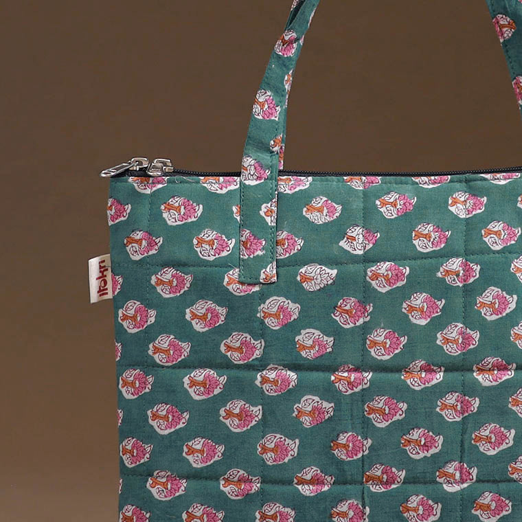 Handcrafted Quilted Handbag 05