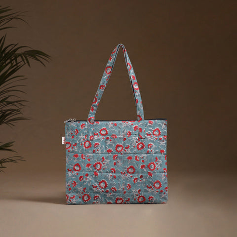Handcrafted Quilted Handbag 10