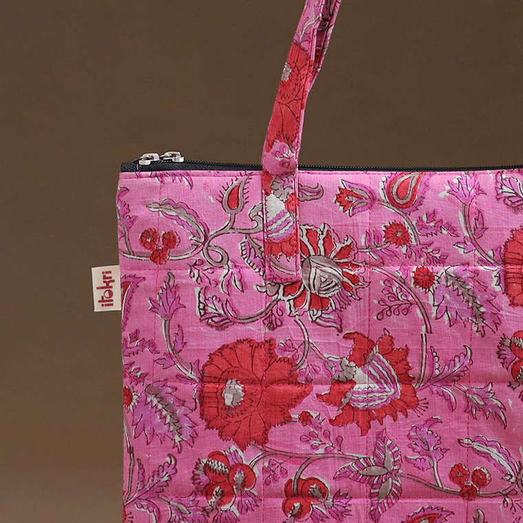 Handcrafted Quilted Handbag 11