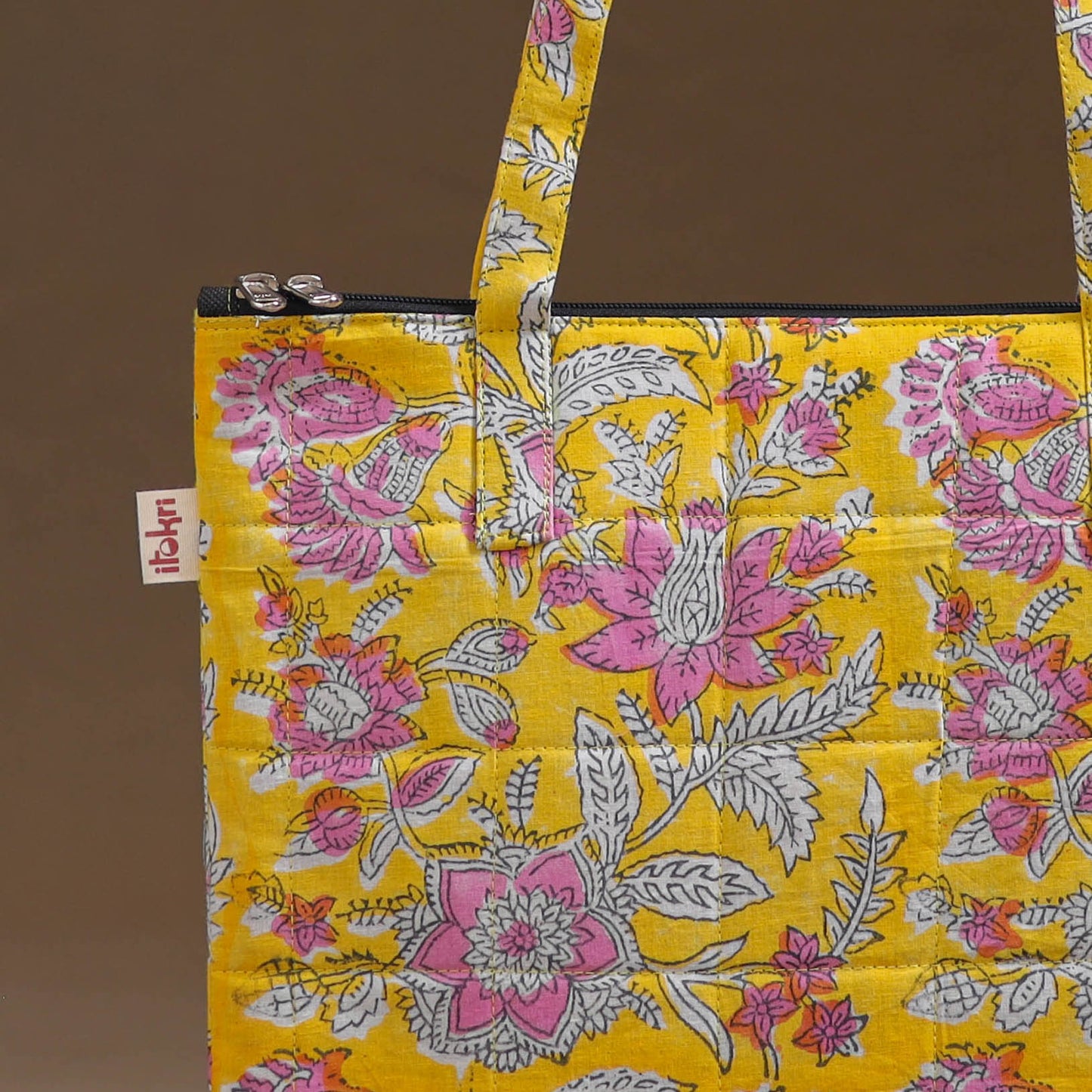 Handcrafted Quilted Handbag 12