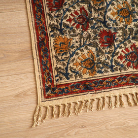 Warangal Handwoven Kalamkari Block Print Cotton Floor Mat (2 x 3 Feet) 17