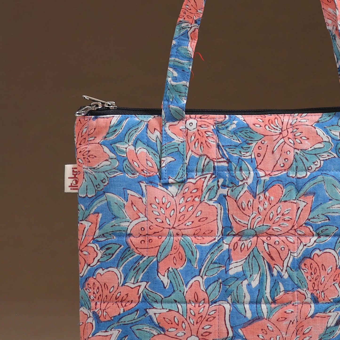Handcrafted Quilted Handbag 14