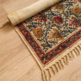 Warangal Handwoven Kalamkari Block Print Cotton Floor Mat (2 x 3 Feet) 17