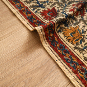 Warangal Handwoven Kalamkari Block Print Cotton Floor Mat (2 x 3 Feet) 17