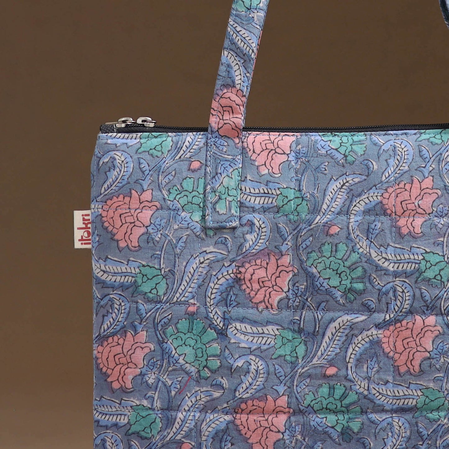 Handcrafted Quilted Handbag 15