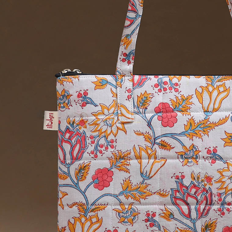 Handcrafted Quilted Handbag 16