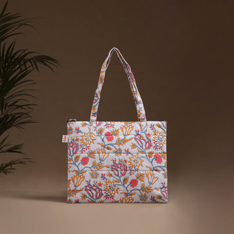 Handcrafted Quilted Handbag 16