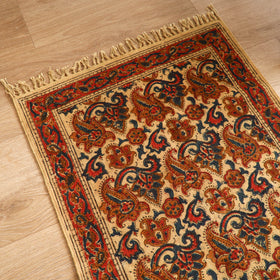 Warangal Handwoven Kalamkari Block Print Cotton Floor Mat (2 x 3 Feet) 18