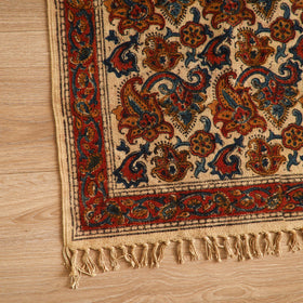 Warangal Handwoven Kalamkari Block Print Cotton Floor Mat (2 x 3 Feet) 19