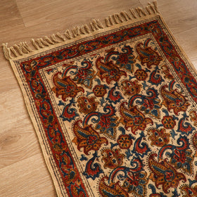 Warangal Handwoven Kalamkari Block Print Cotton Floor Mat (2 x 3 Feet) 19