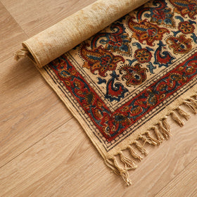 Warangal Handwoven Kalamkari Block Print Cotton Floor Mat (2 x 3 Feet) 19