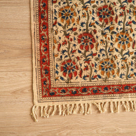 Warangal Handwoven Kalamkari Block Print Cotton Floor Mat (2 x 3 Feet) 20